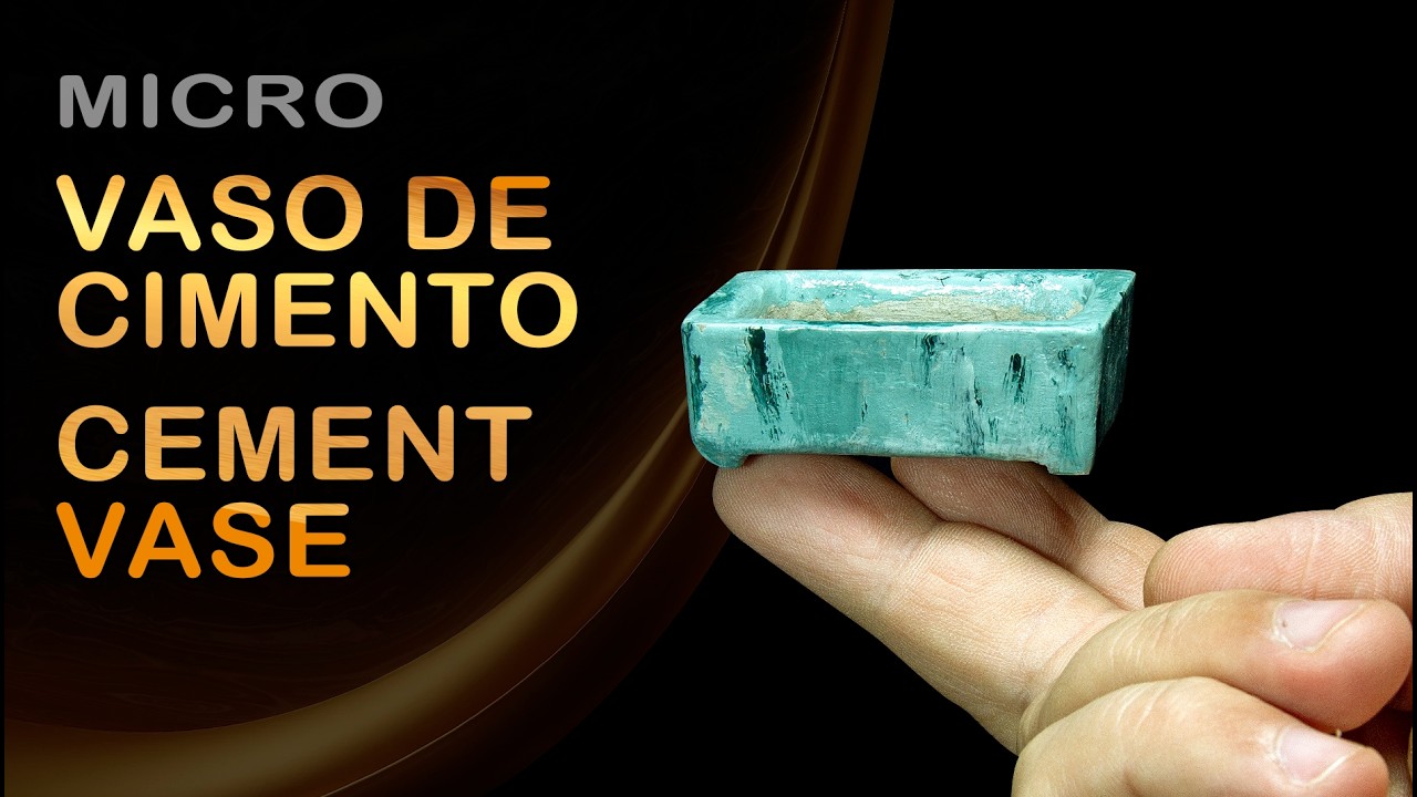 Мини-сосуд из бетона: Bonsai SP