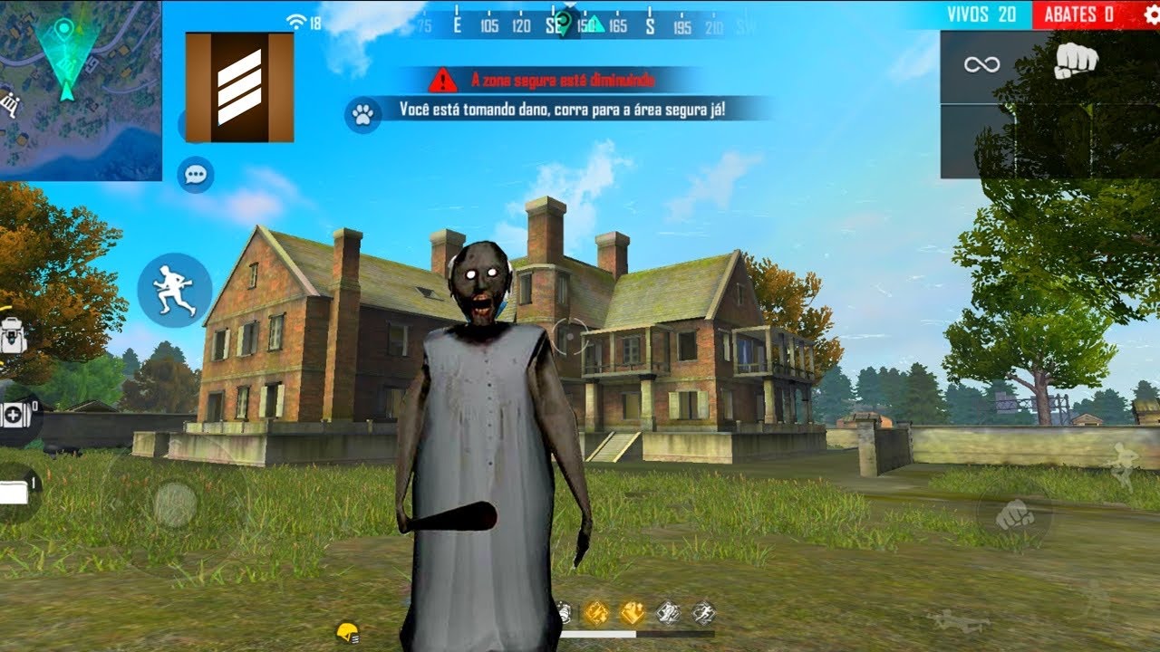 GRANNY NO FREE FIRE!