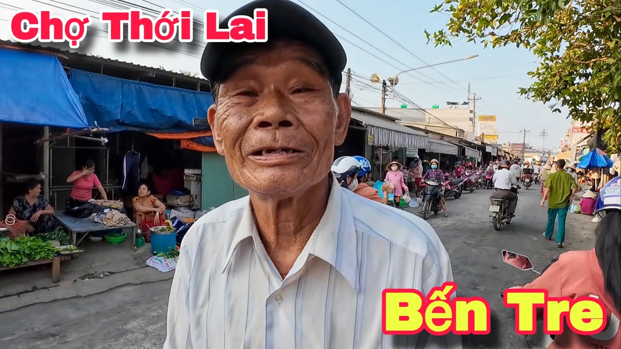 Chợ Thới Lai Bình Đại Bến Tre Người Lớn Tuổi Khó Khăn Vui Mừng Nhận Quà Từ Mỹ | Khương Nhựt Minh