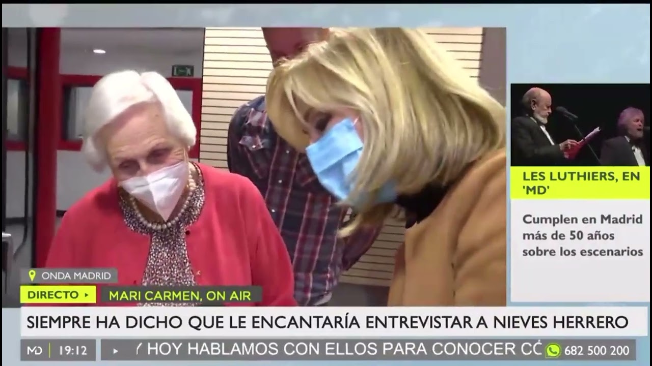 Sorpresa con Nieves Herrero en Onda Madrid | Reportero José Manuel Carpintero | Madrid Directo