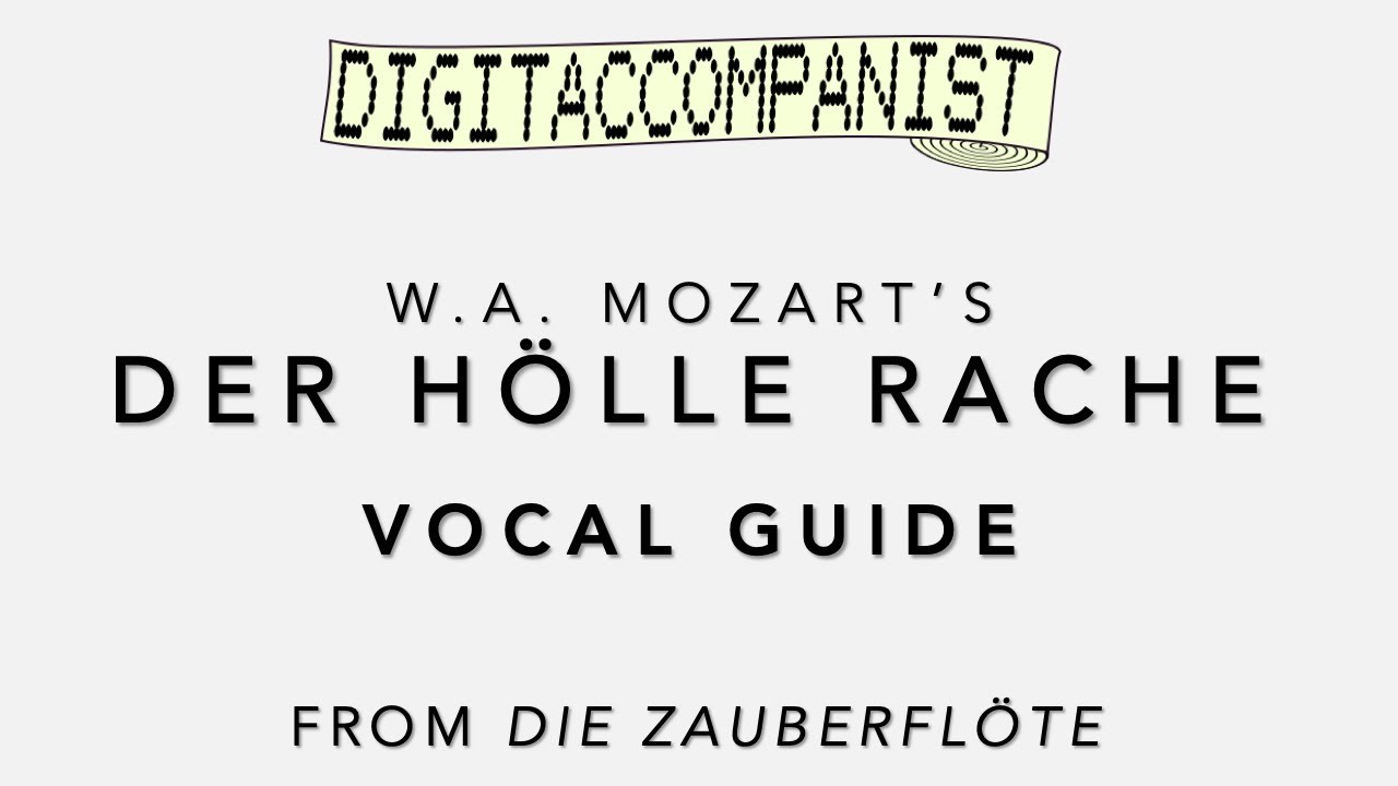 Der Hölle Rache (Vocal Guide) – Digital Accompaniment