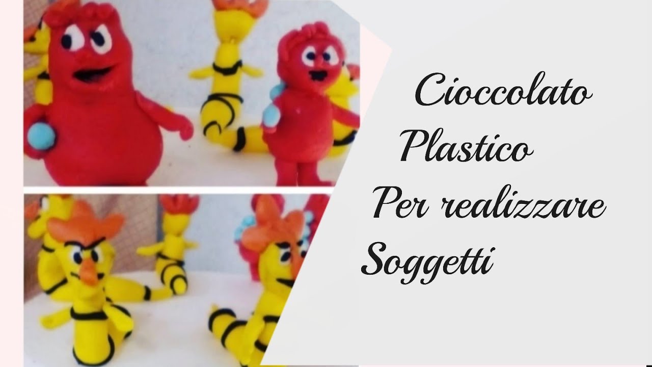 CIOCCOLATO PLASTICO TUTORIAL COME PREPARARLO PER  CREAZIONI DI FIORI  SOGGETTI RICETTA FACILE FACILE