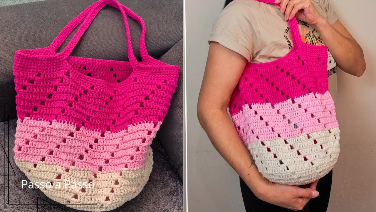 BOLSA DE CROCHE MARAVILHOSA