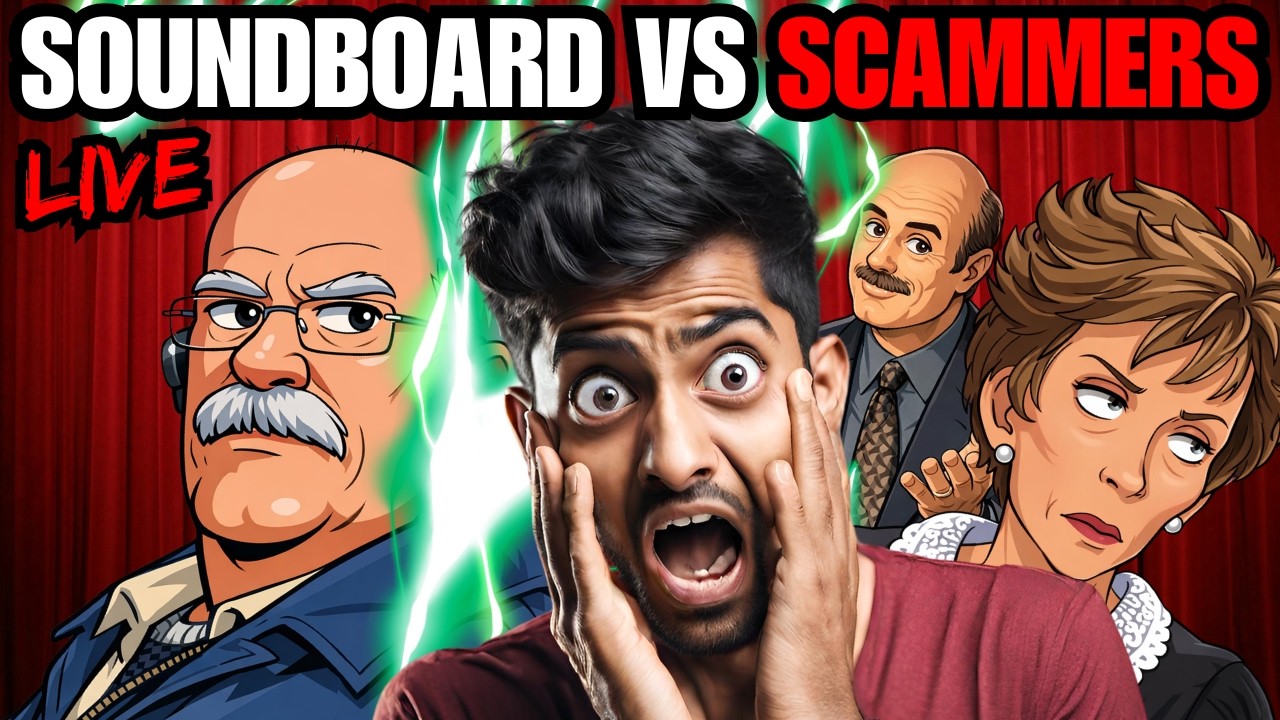Soundboard vs SCAMMERS LIVE on a SUNDAY??