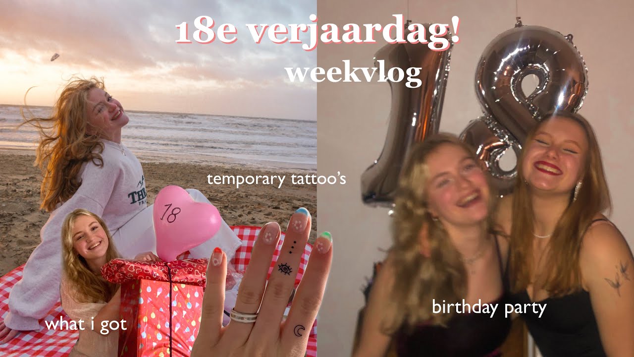 birthday week! 🎈cadeautjes, shoplog & temporary tattoo's