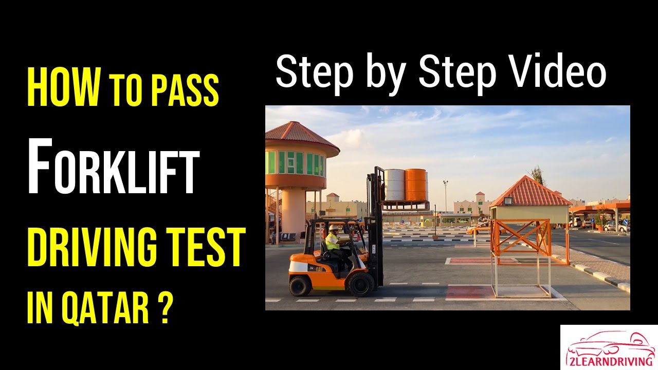 Watch Video How to Pass Forklift Driving Test From First Try ?