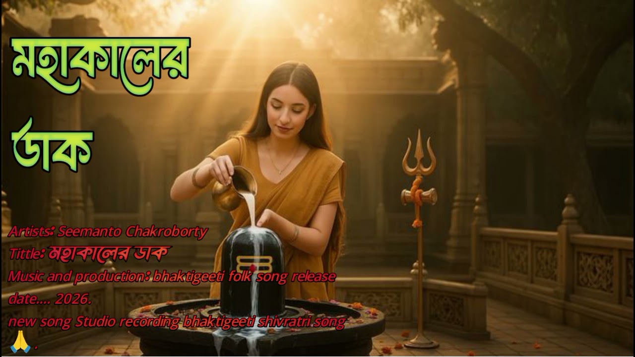 Mahakaler dhak  bhaktigeeti bajan bangla song. মহাকালের ডাক  বাংলা গান ।New song release now 2026 