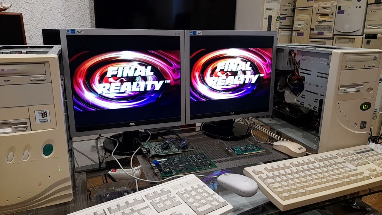 3dfx voodoo 1 VS Ati Rage XL 8mb PCI tania alternatywa z allegro testuje na Pentium 200 Mhz MMX 64Mb