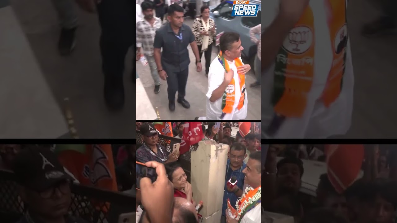 Suvendu Adhikari In Bhawanipore: भवानीपुर में सुवेंदु अधिकारी का डोर टू डोर कैंपेन | India TV