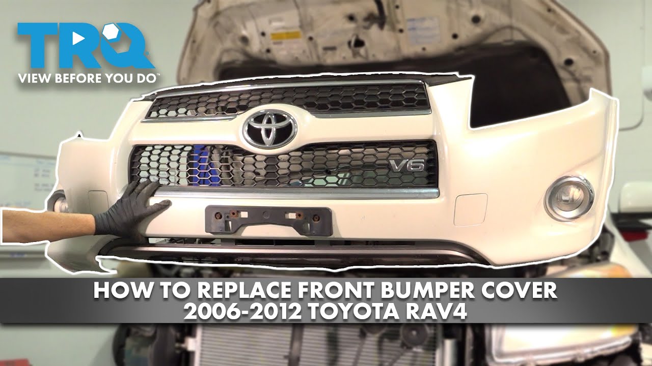 How to Replace Front Bumper Cover 2006-2012 Toyota RAV4