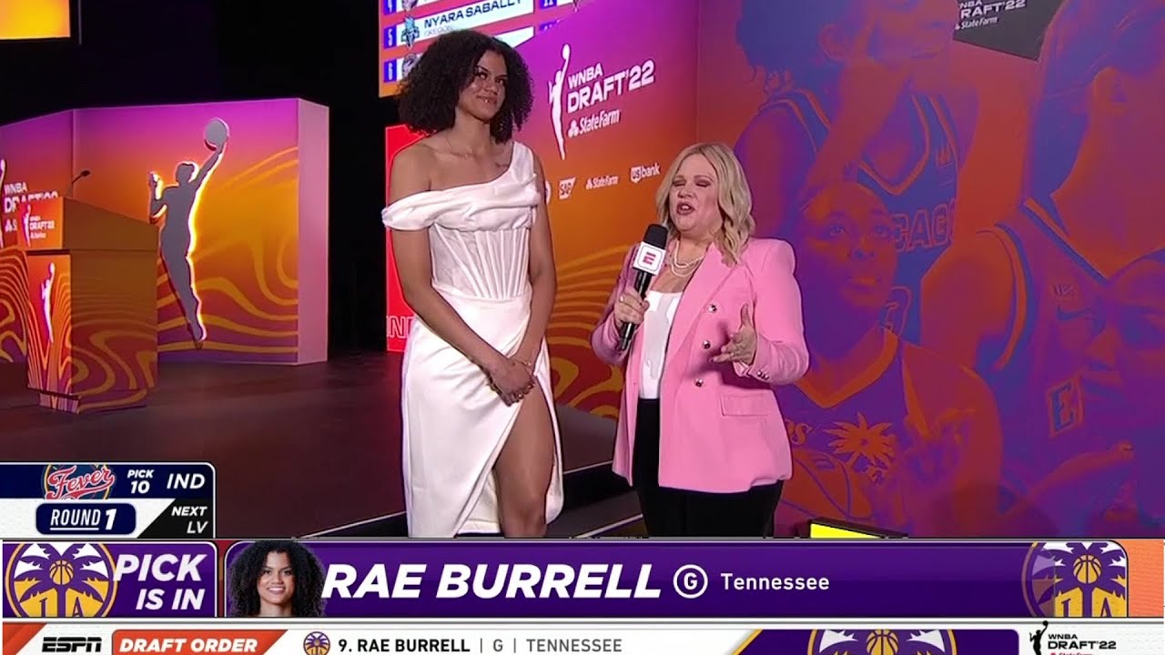 Rae Burrell Selected #9 In The 2022 WNBA Draft By The Los Angeles Sparks! #WNBADraft #2022WNBADraft