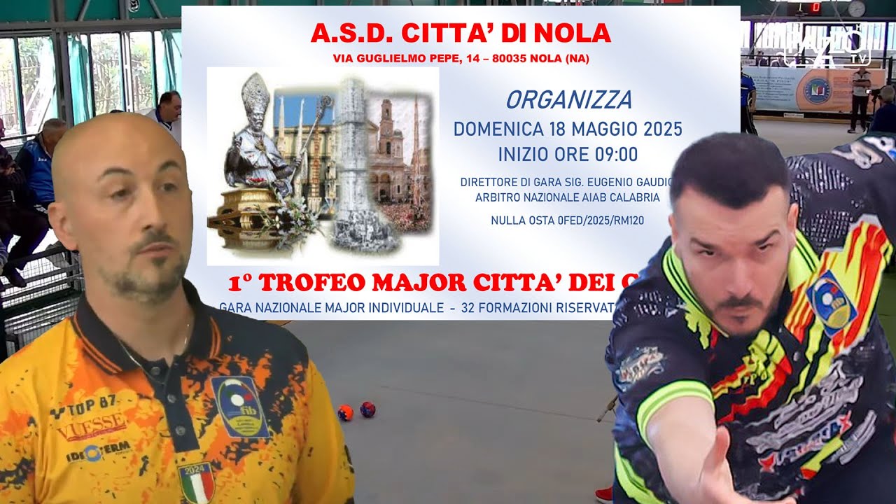 Di Nicola G. - Pappacena | quarto di finale del 1° Trofeo Major Città dei Gigli - Bocce Raffa
