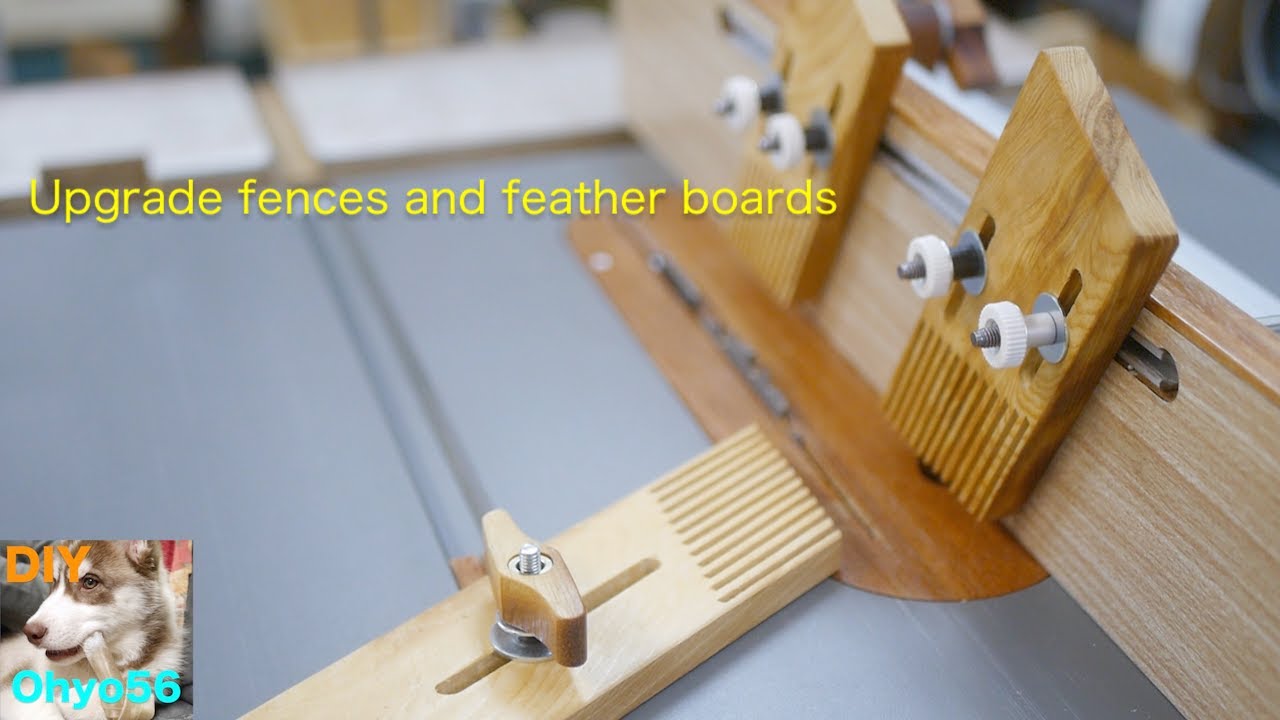 Upgrade fences and feather boards