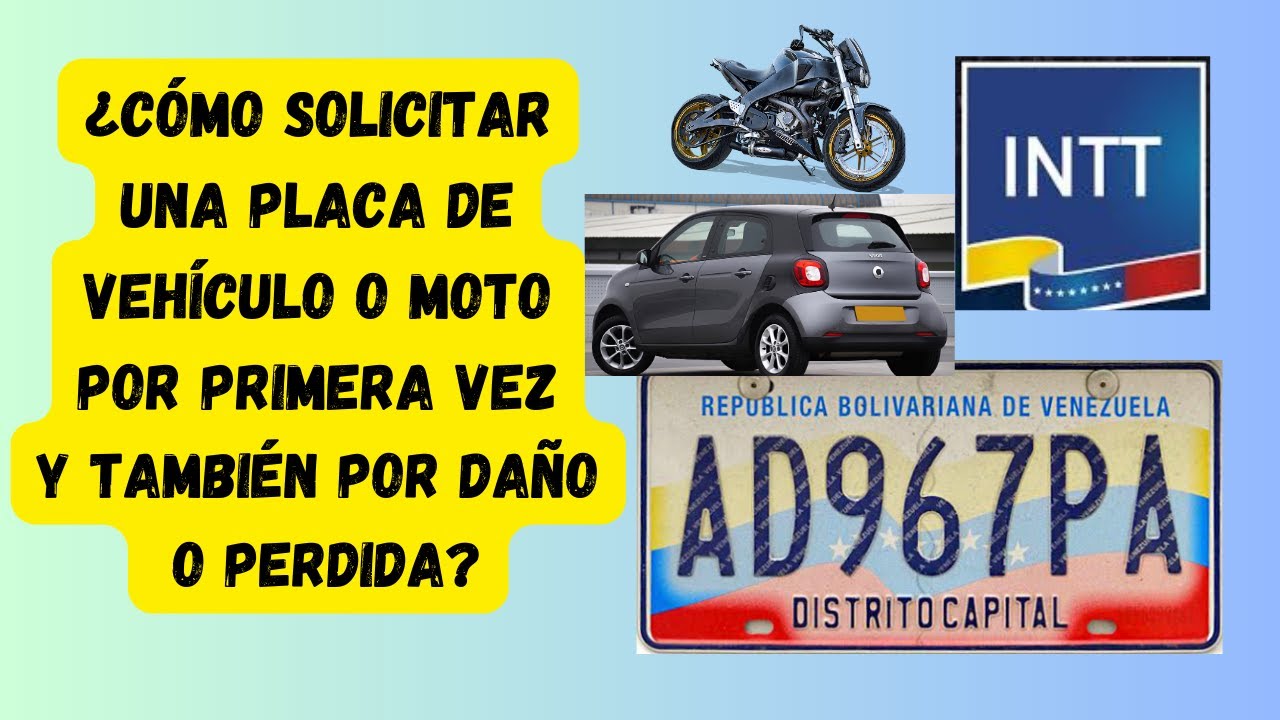 ¿Cómo Solicitar o Recuperar tu Placa en 5 Minutos?