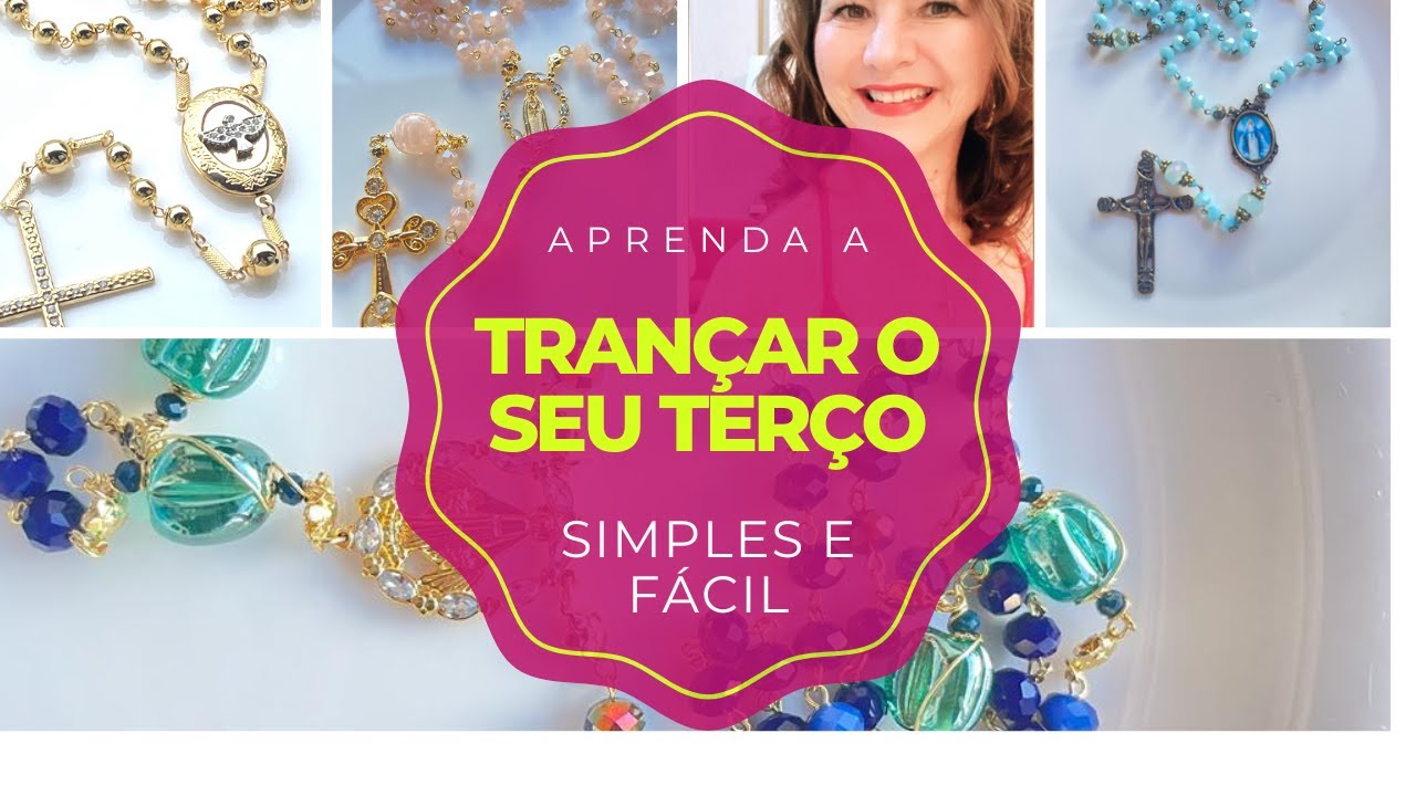 Aprenda a fazer um lindo terço de cristal