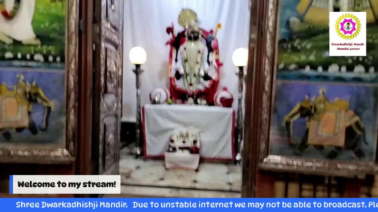 Shree Dwarkadhishji Mandir live
