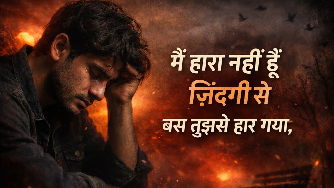 Me hara nahi hu jindki se bas tujse Har gaya 