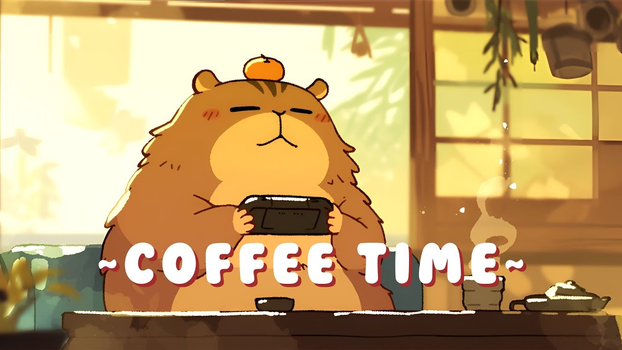 [60 Minutes] Capybara Music Lab | Calm Music for Focus & Study 🌸 ☕
