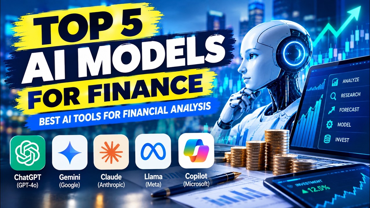 🏆 Top 5 AI Models for Finance | Best AI Tools for Financial Analysis in 2026