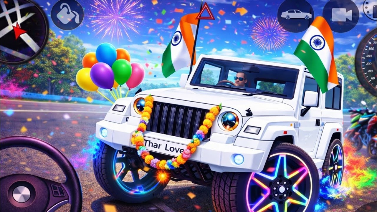 Modified Mahindra Thar Car Games: Indian Cars (Gadi Wala Game) - Car Game Android Gameplay 2026