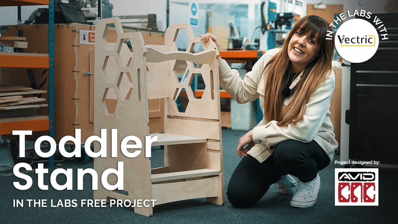 Making a Toddler Stand | In The Labs with Vectric | Vectric FREE CNC Projects