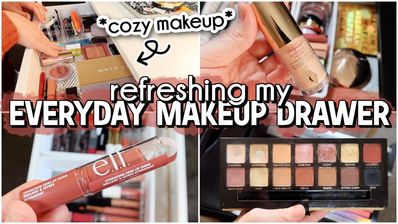 EVERYDAY MAKEUP DRAWER: cozy fall makeup // Shop My Stash Nov. 2022