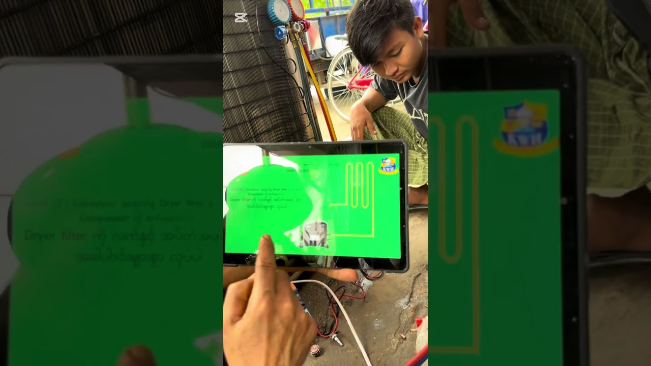 ရေခဲသေတ္တာ ပြုပြင်နည်း သင်ခန်းစာ 2. သင်တန်းတက်ရောက်လိုပါက 09451009998 ကို ဆက်သွယ်နိုင်ပါတယ်