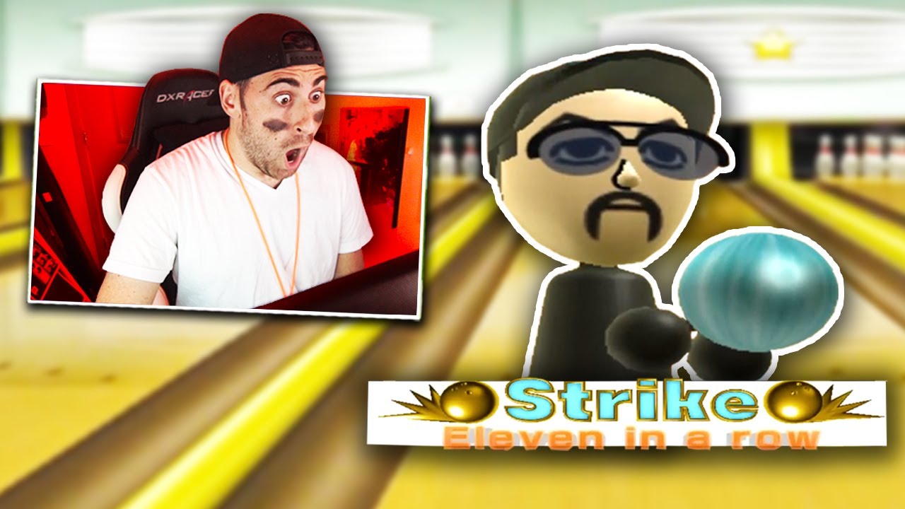 Wii Sports but I may or may not have bowled a PERFECT score...