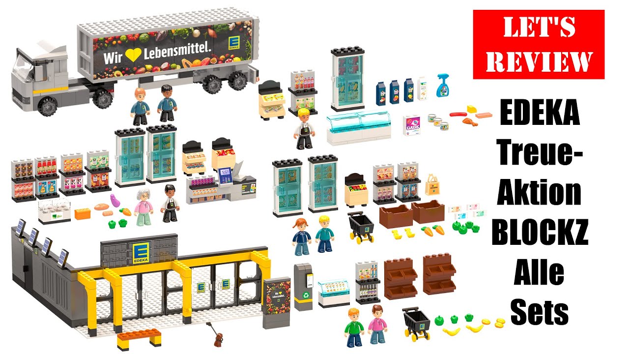 Let's review: EDEKA Treue-Aktion BLOCKZ Alle Sets