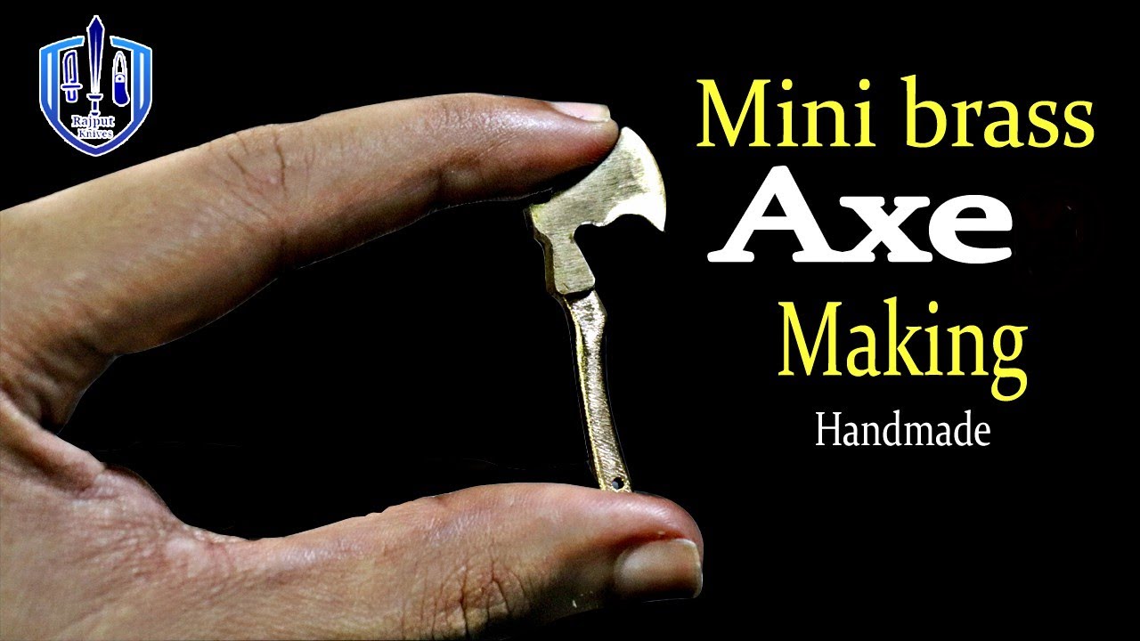 Mini Axe making from full Brass