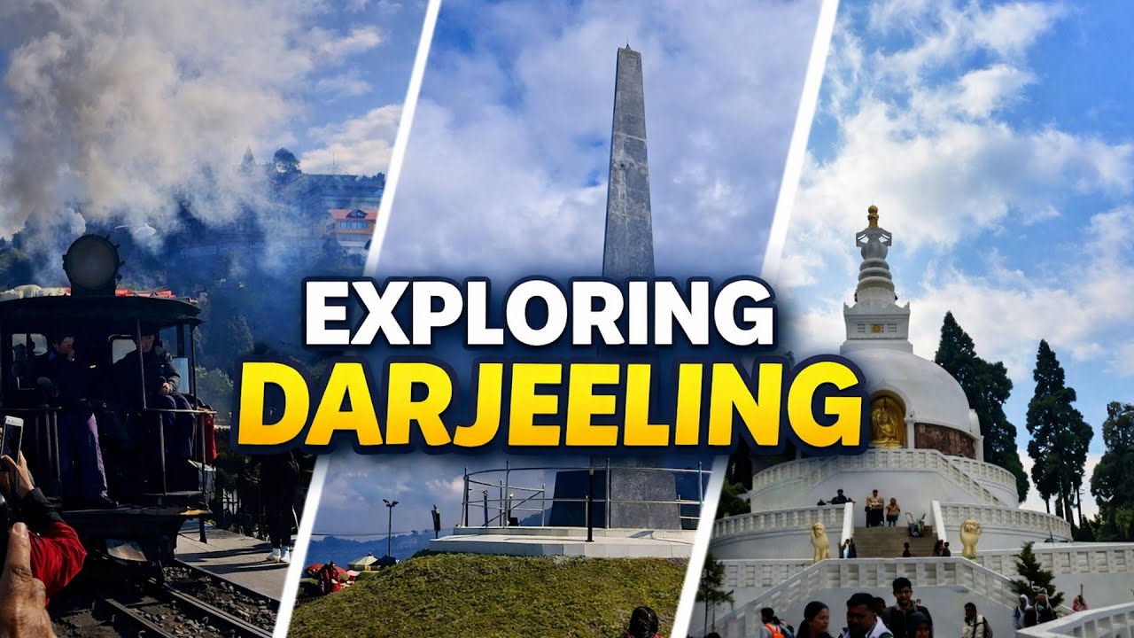 EXPLORING DARJEELING || BATASIA LOOP / PEACE PAGODA / DARJEELING ZOO || BIKE RIDE ON MOUNTAIN