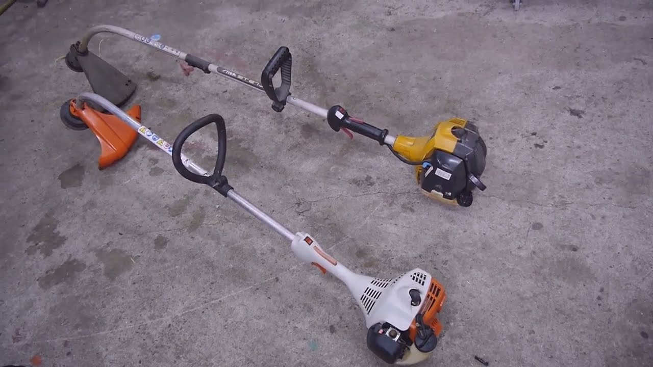 #RPGarażowo.  Porównanie kos Stihl fs 38  i  Stiga ST 27J. Podobieństwa, różnice, dostępność części.