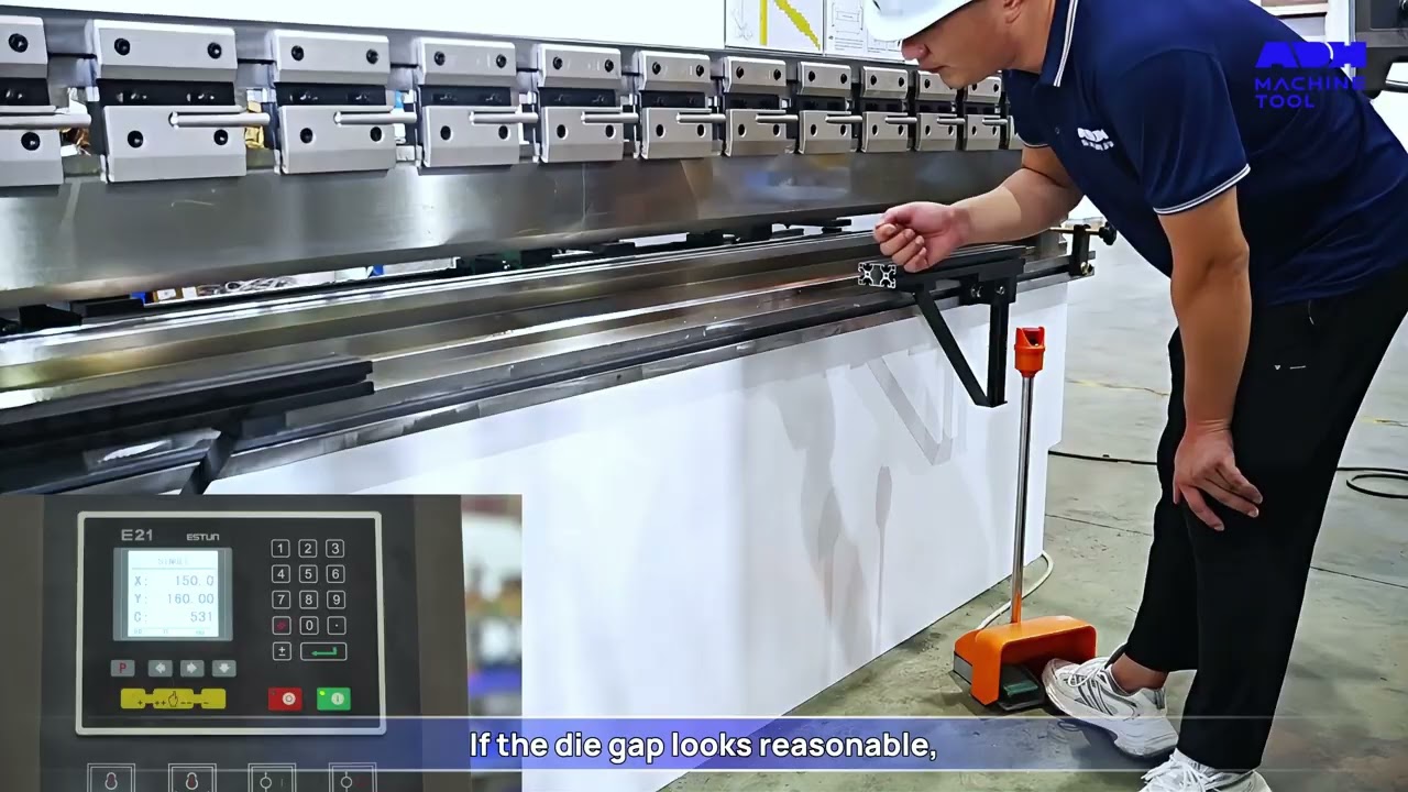 How to Use the E21 Controller to Adjust the Bending Angle