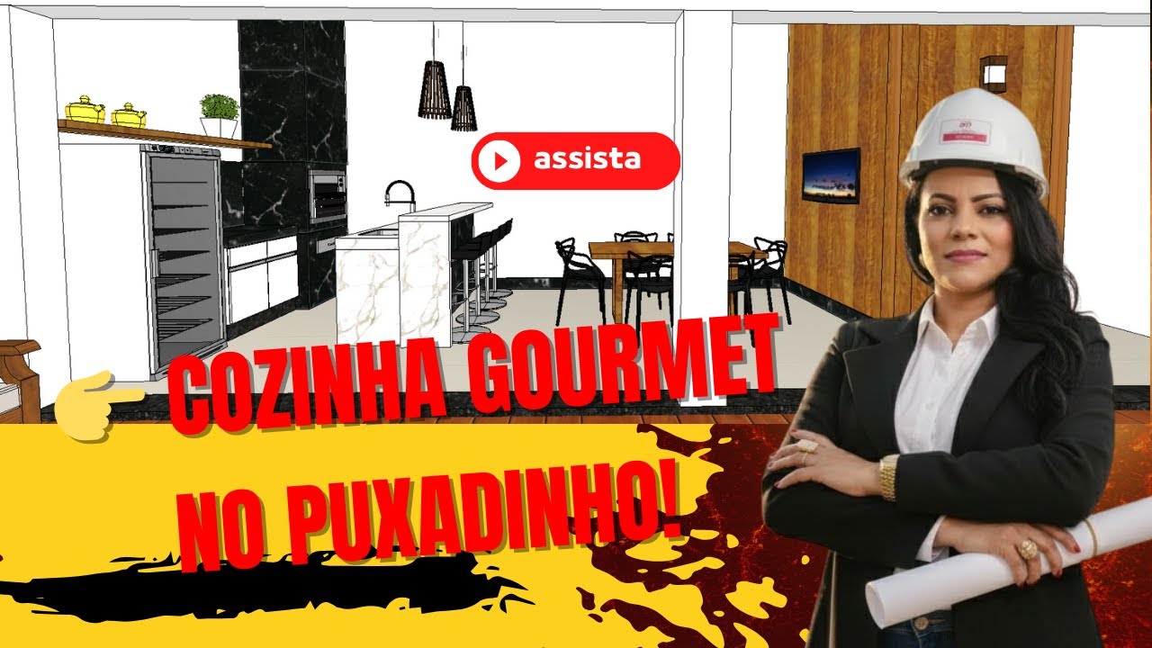 Cozinha Gourmet em Puxadinho | Projeto Moderno para o Fernando – Nordeste de Minas