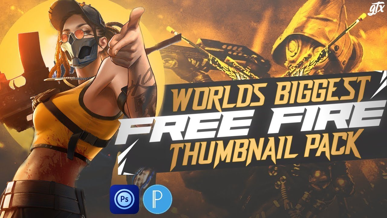 World's Biggest free fire thumbnail pack | Free fire thumbnail pack |