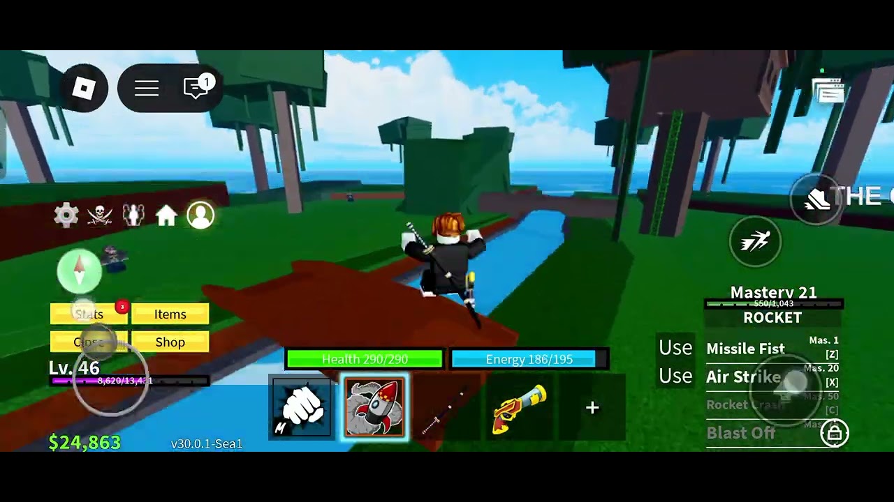 My 1st vido on( blox fruits)