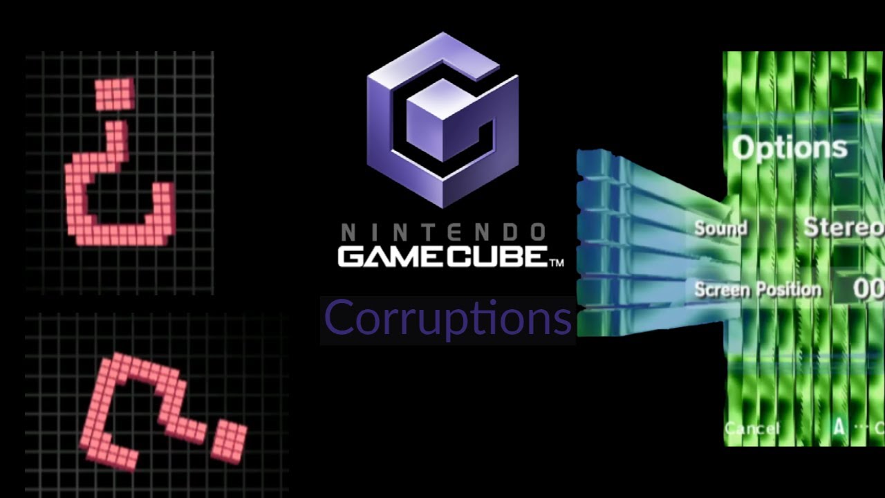 GameCube Main Menu & Intro Corruptions