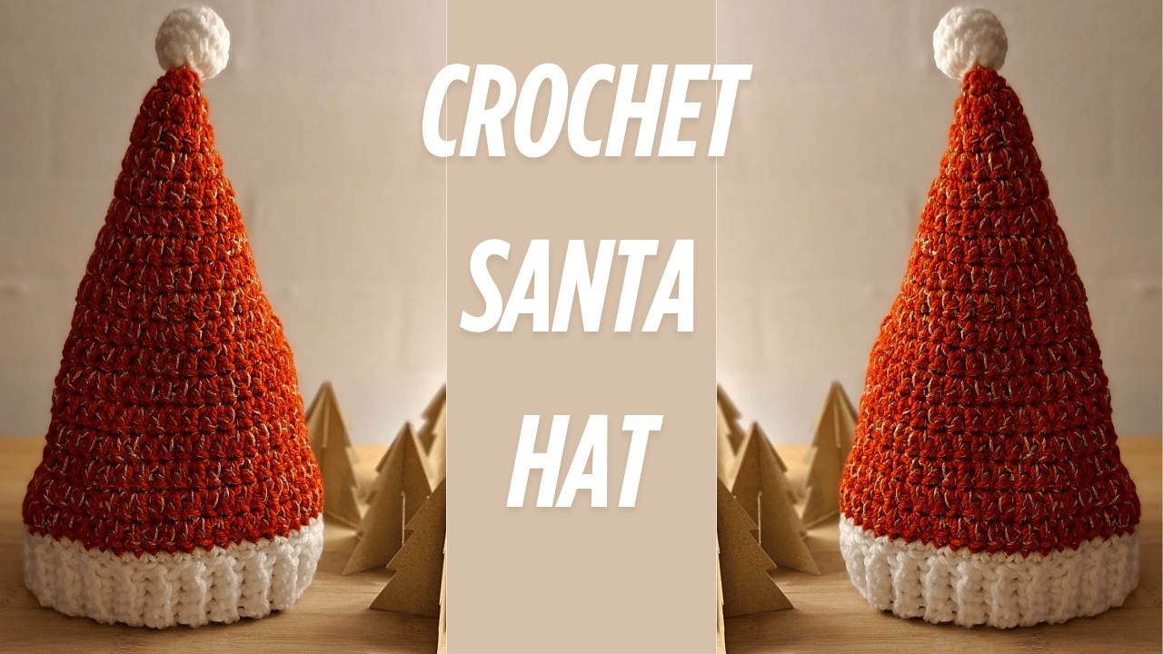 Crochet Santa Hat | Cozy Handmade Christmas Tutorial