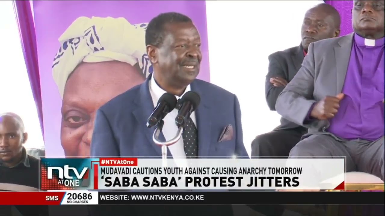 Saba Saba Protest: Prime Cabinet Secretary Musalia Mudavadi warns youth against anarchy