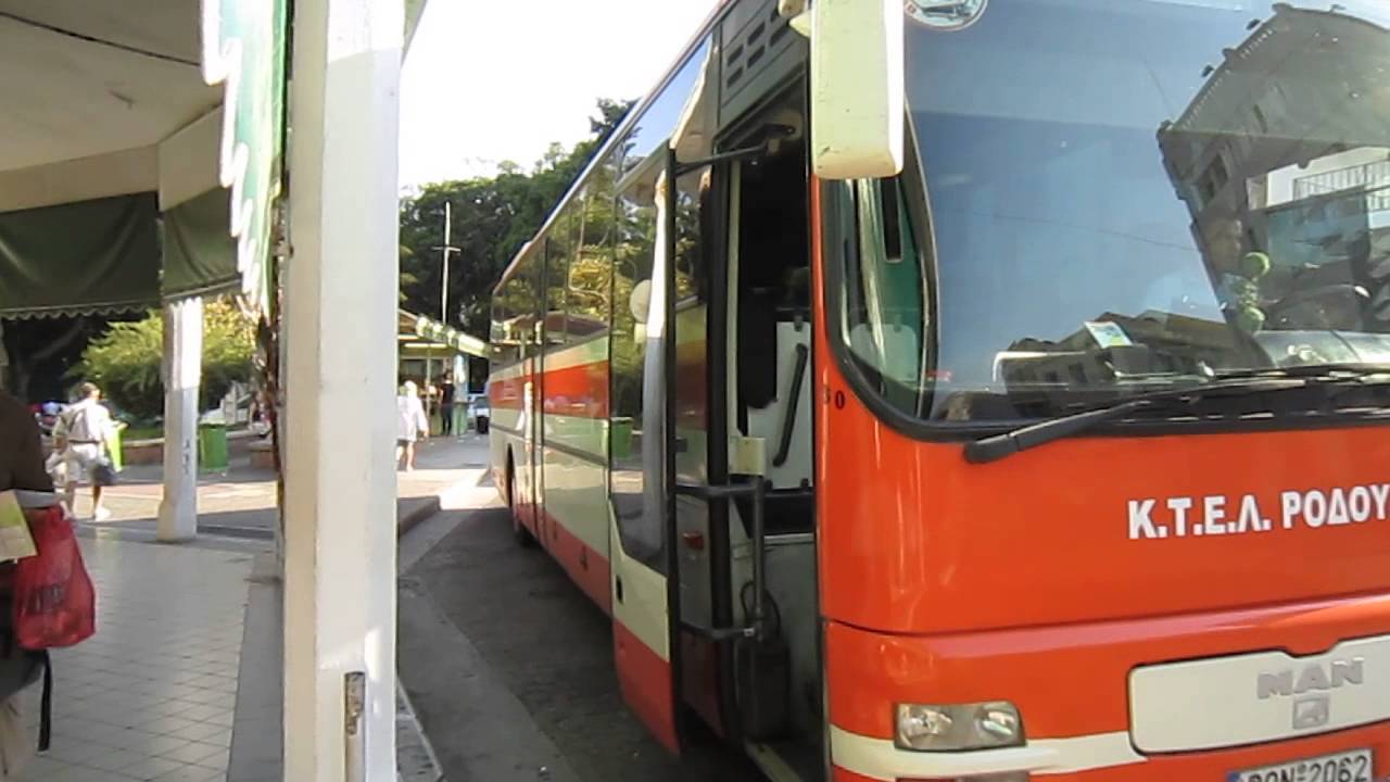 Faliraki to Rhodes BUS Info price BUS STOP Rhodes OLD TOWN
