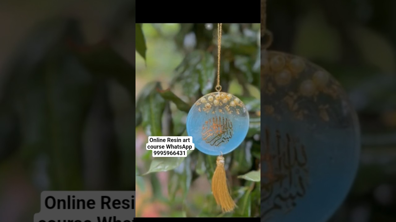 online Resin art course WhatsApp 9995966431