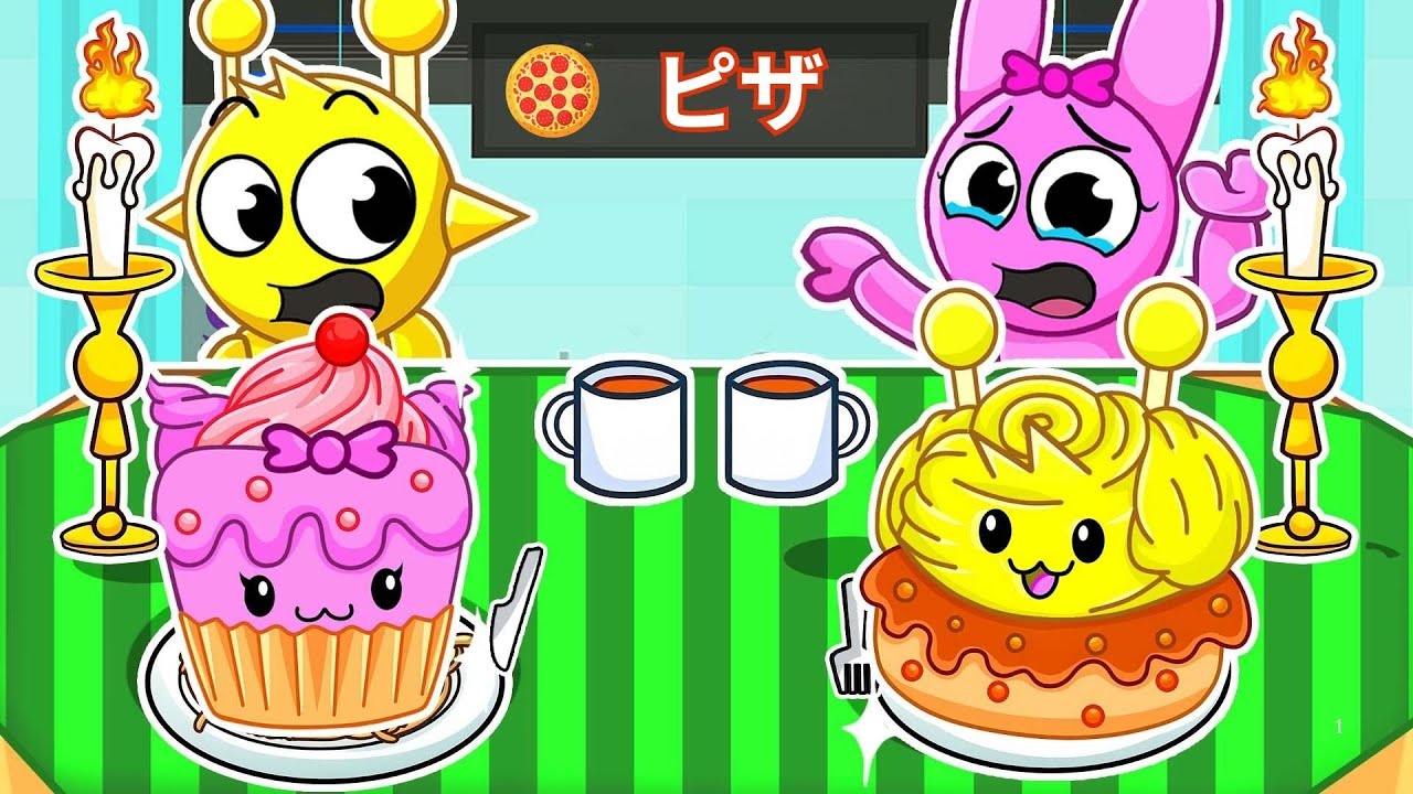 サイモンとピンキはキッチンの悪夢に閉じ込められてしまいまし SPRUNKI ROBLOX