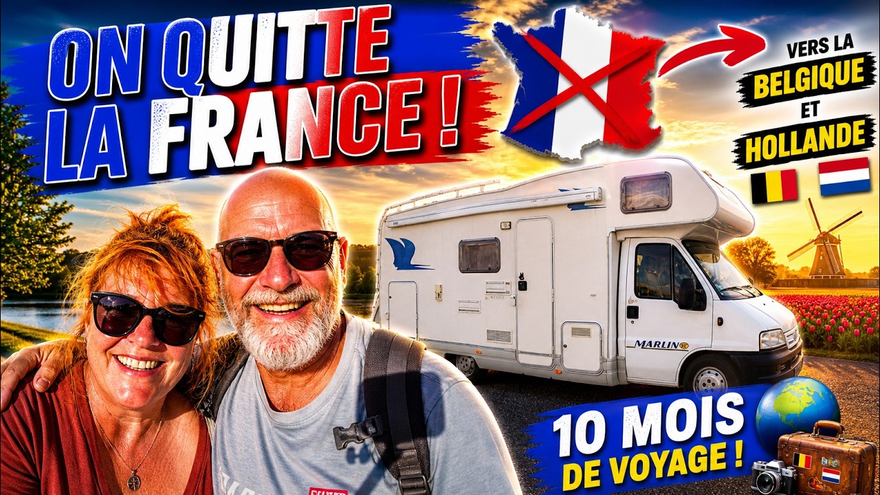France Belgique Hollande : On part enfin !!! #vanlife #campingcar #scandinavia