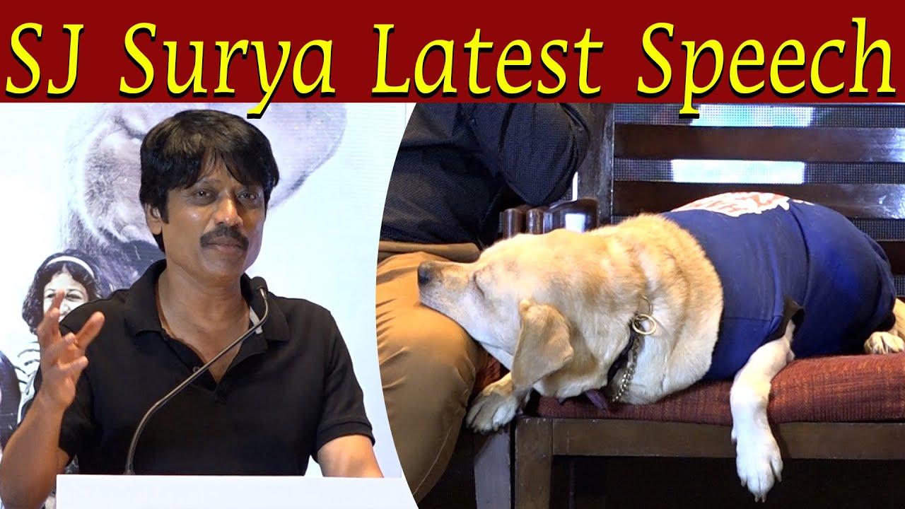SJ Surya Speech 777 Charlie Press Meet | Rakshit Shetty | Kiranraj K | Stonebench Films SJ Suriya
