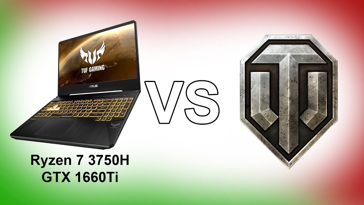 Ryzen 7 3750H GTX 1660Ti World of tanks in 2021