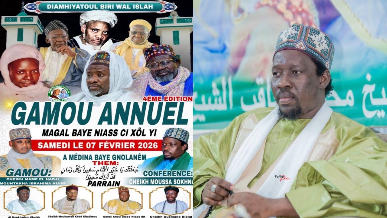 Medina Baye Gnolanem,Gamou Magal Baye Cii Xol yii édition 2026 ● Conférence Cheikh Moussa Sokhna 