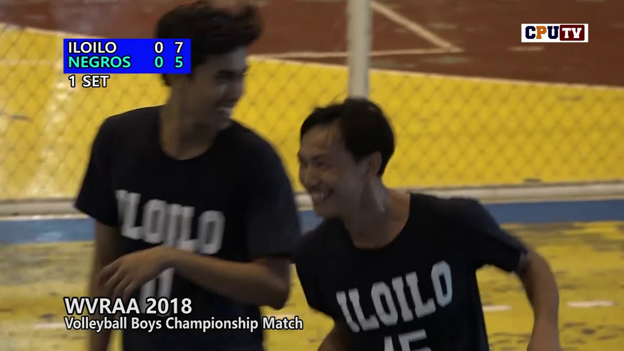 WVRAA VOLLEYBALL BOYS ILOILO VS NEGROS CHAMPIONSHIP MATCH 2018