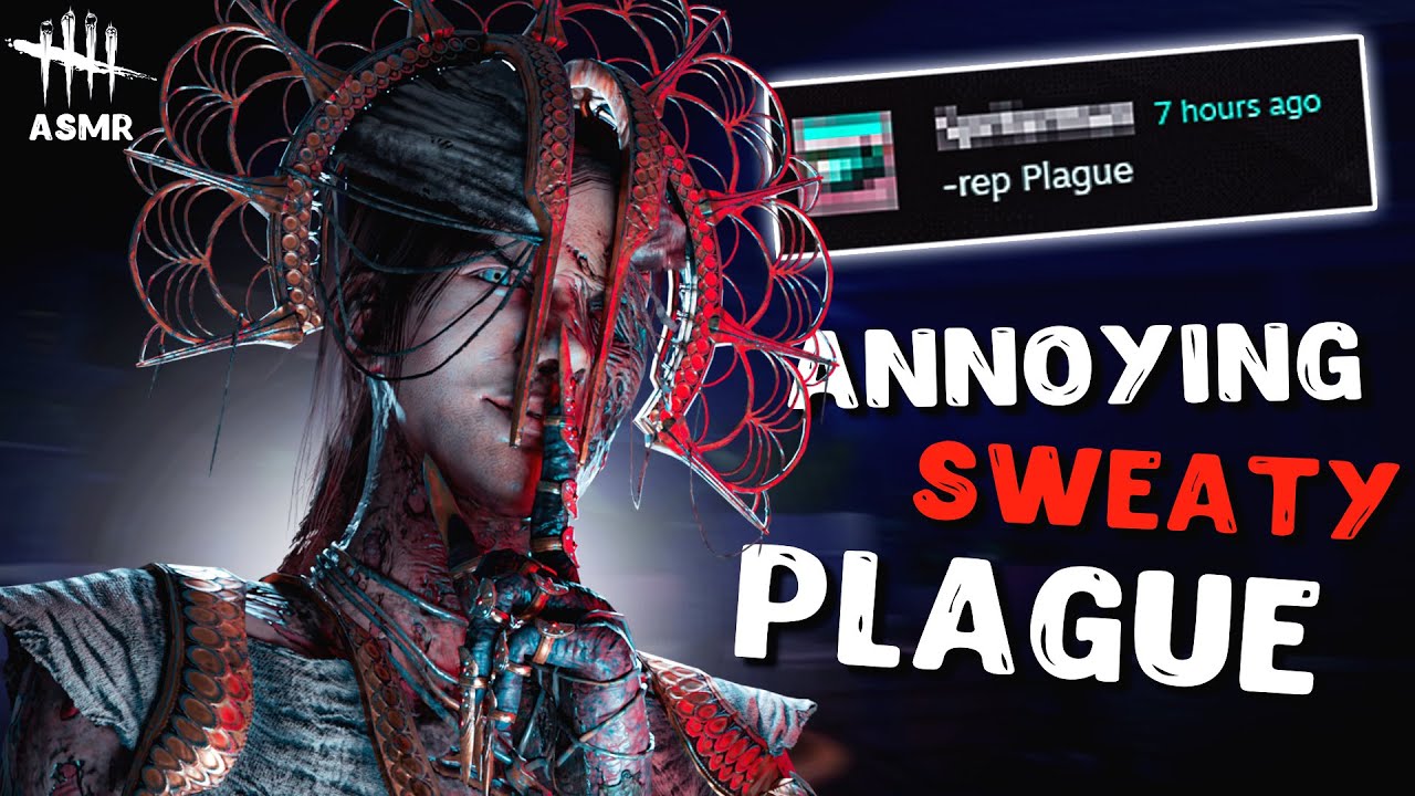 SWEATY PLAGUE 🥵🏺 DBD ASMR Gaming || Whispering, Killer Gameplay