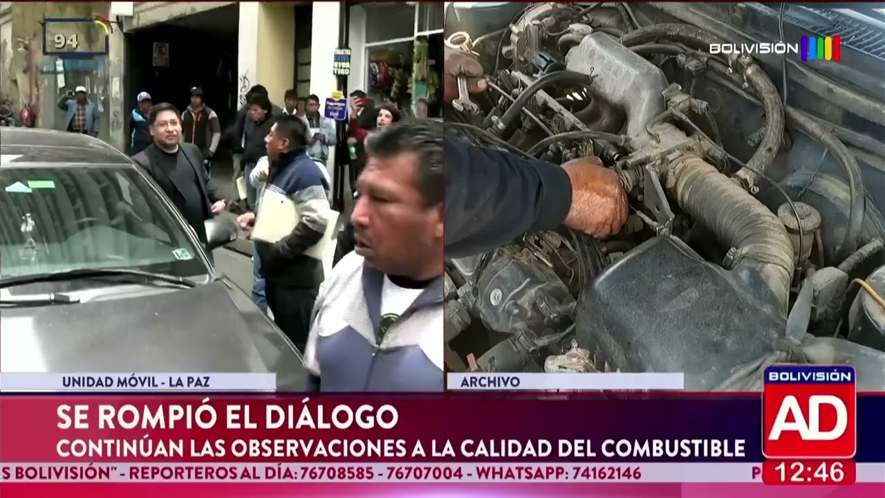 Se rompió el diálogo y los choferes retomaron el paro en el centro paceño