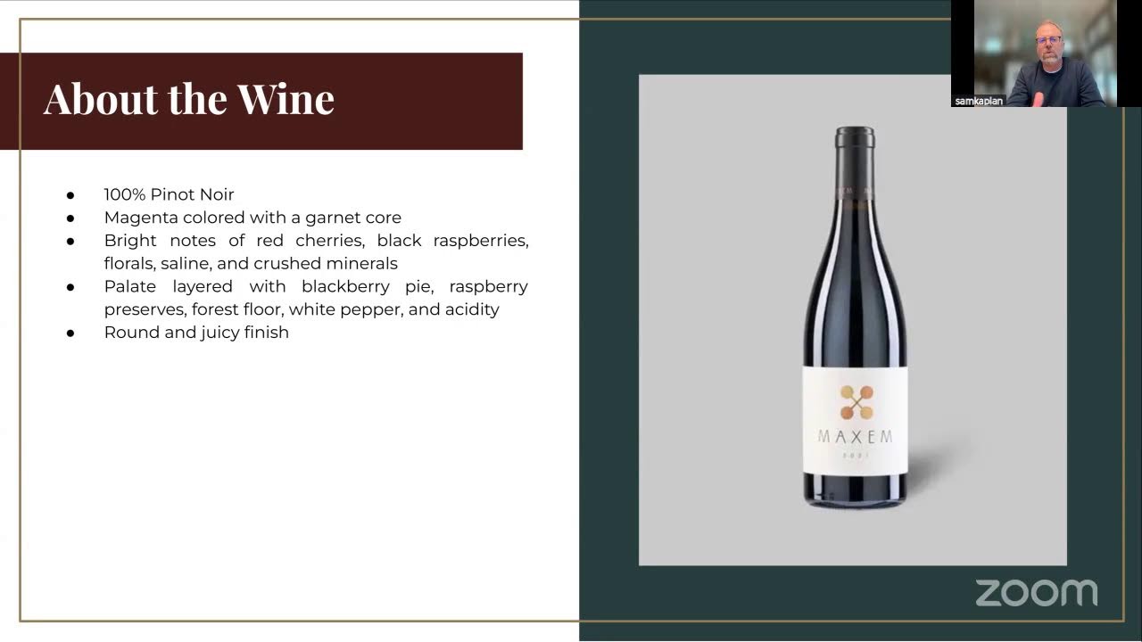 Sam Kaplan - Maxem - 99 Point Pinot Noir
